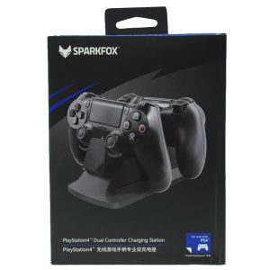 پایه شارژر دوگانه دسته Sparkfox PS4 Dual Controller Charging Station